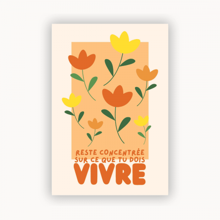 "Fleurs" Orange - Citation