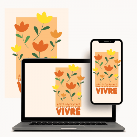 Offre digitale Fleurs Orange