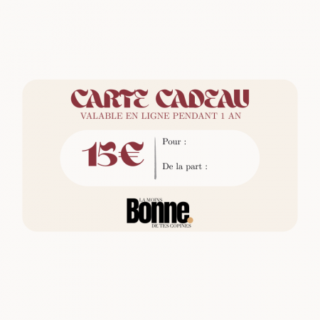 Carte Cadeau 15