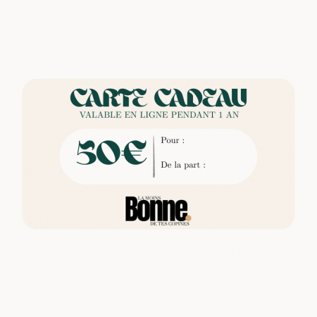 Carte Cadeau 50
