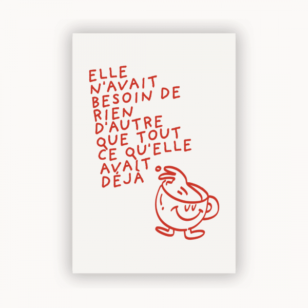 "Café" - La Moins Bonne de Tes Copines