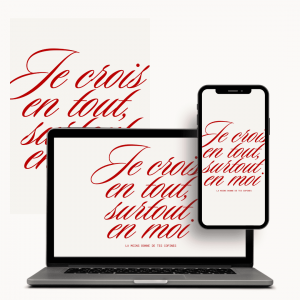 Offre digitale Je crois italique